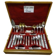 Persian by Tiffany & Co. Sterling Silver Flatware Service Set Dinner 213 Pieces