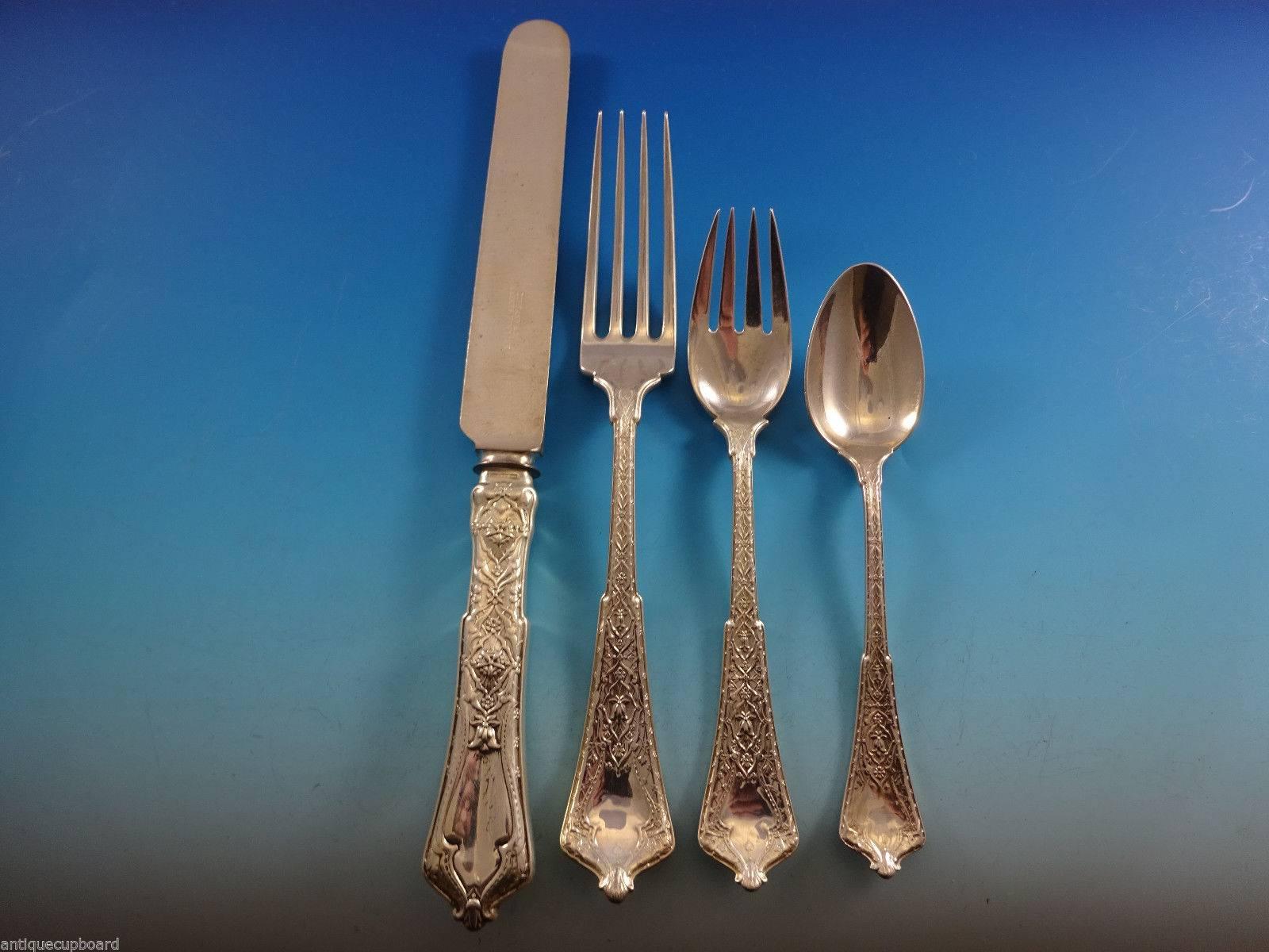 American Persian by Tiffany & Co. Sterling Silver Flatware Service Set Dinner 213 Pieces