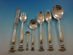 Romance of the Sea by Wallace Sterling Silver Flatware Set Service 111 Pieces