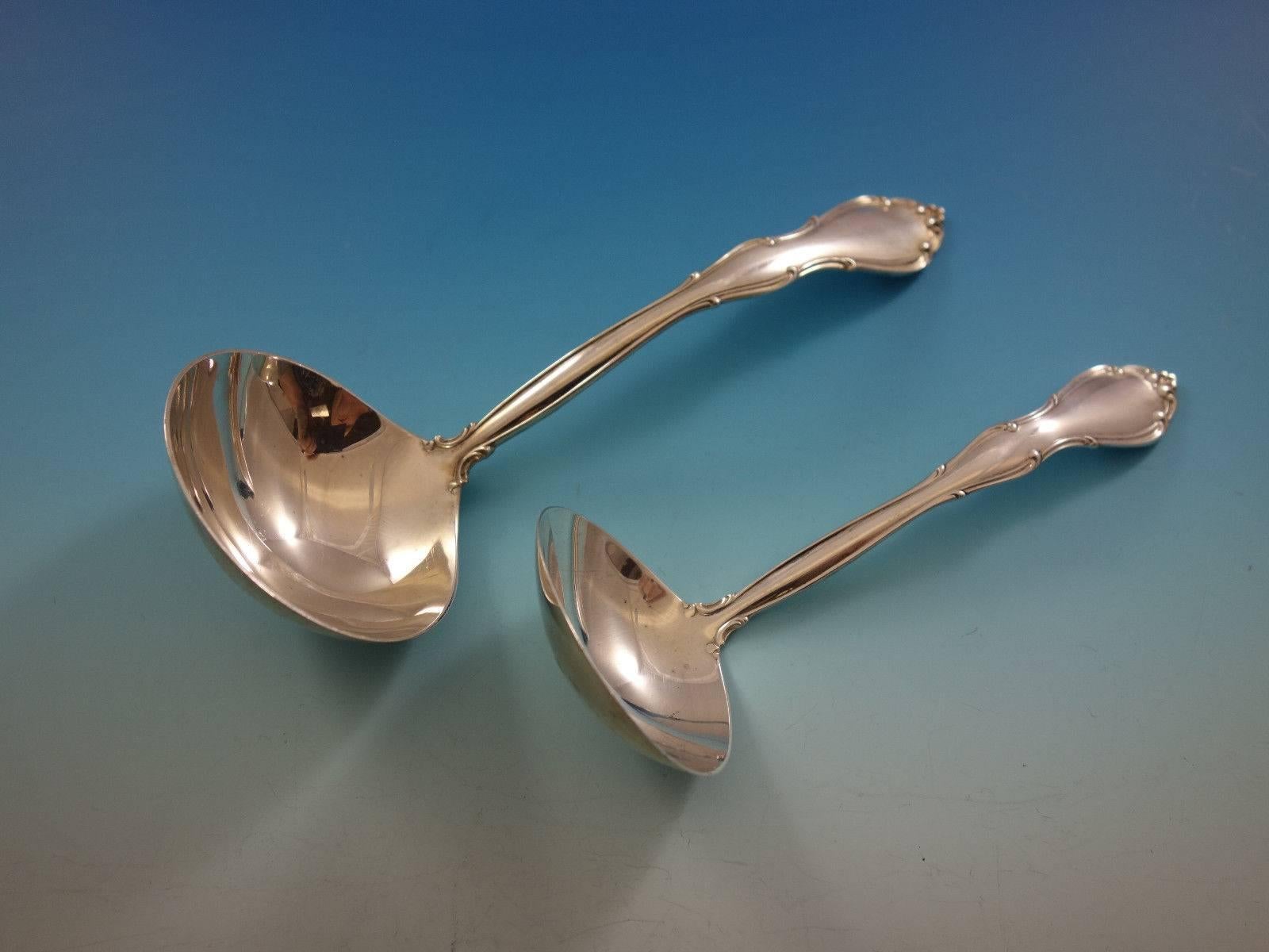 Metà XX secolo Fontana by Towle Set di posate in argento sterling per 12 persone Servizio 78 pezzi in vendita