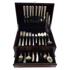 Candlelight by Towle Sterling Silver Flatware Set 8 Service 80 Pcs Dinner Size