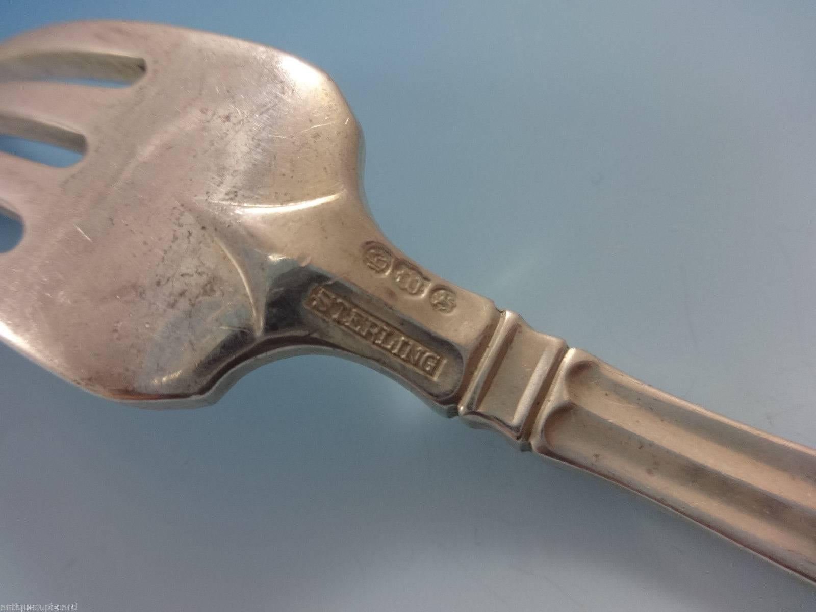 Service de couverts de table en argent sterling George II Rex par Watson, 75 pièces en vente 1