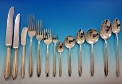 Contempora by D&H Sterling Silver Flatware Set for 8 Service 116 Pieces Art Deco