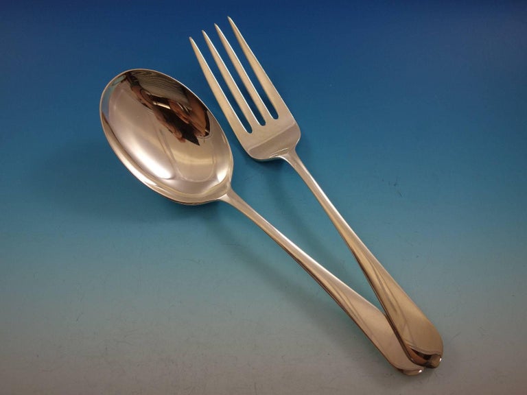 Early American Plain by Lunt Sterling Silver Flatware Set for 8 Service