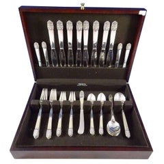 Northern Lights by International Sterling Silver Flatware Set 48 Pieces Glossy