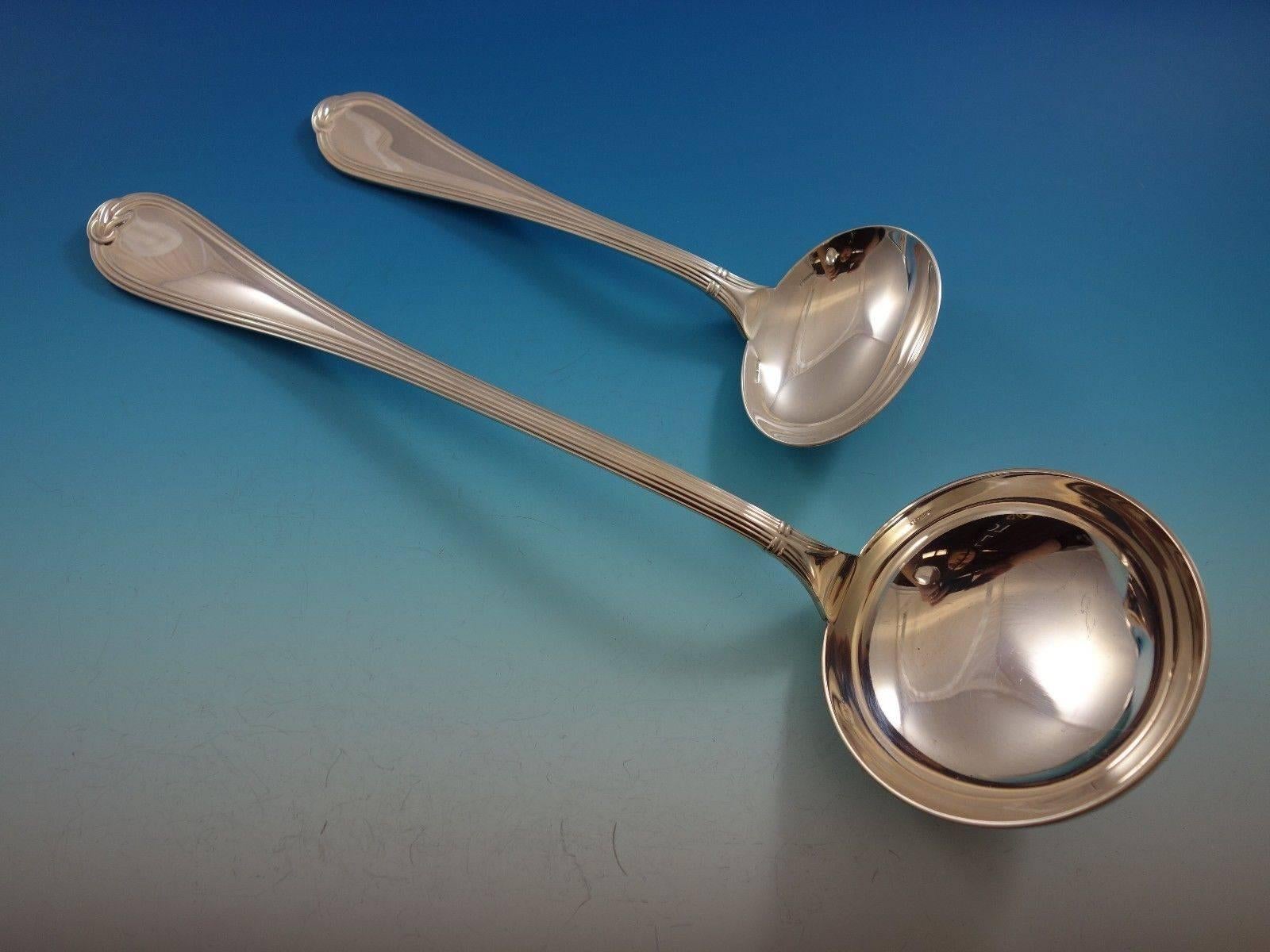 Oceana by Christofle Sterling Silver Flatware Set for 8 Service 95 ...