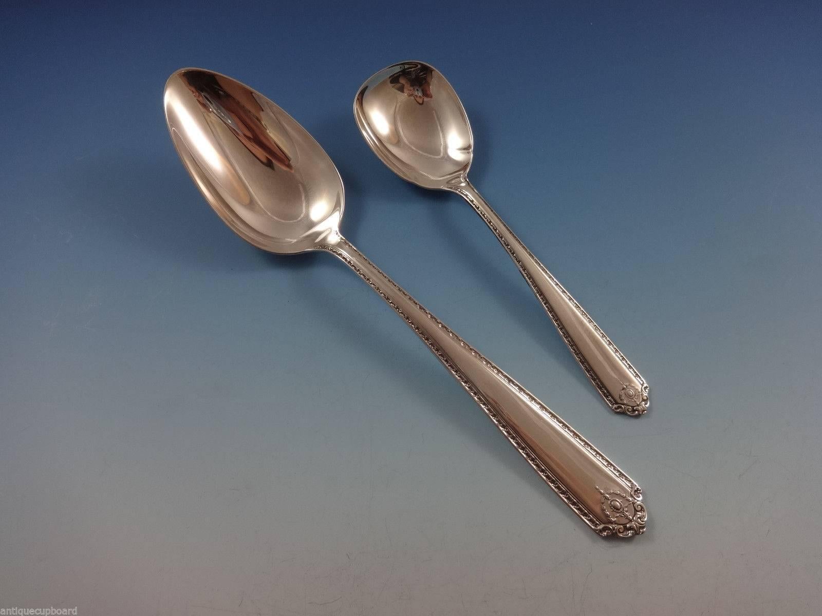Argento 925 Lady Hilton by Westmorland Set di posate in argento sterling 70 pezzi in vendita