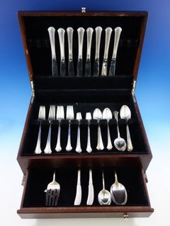 Chippendale by Towle Sterling Silver Flatware Set for 8 Service 51 Pieces