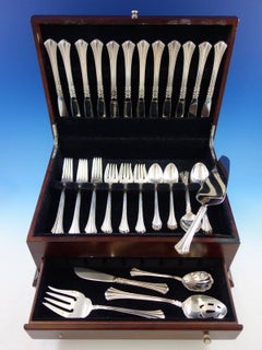 Servicio de 65 cubiertos de plata de ley del siglo XVIII de Reed & Barton
