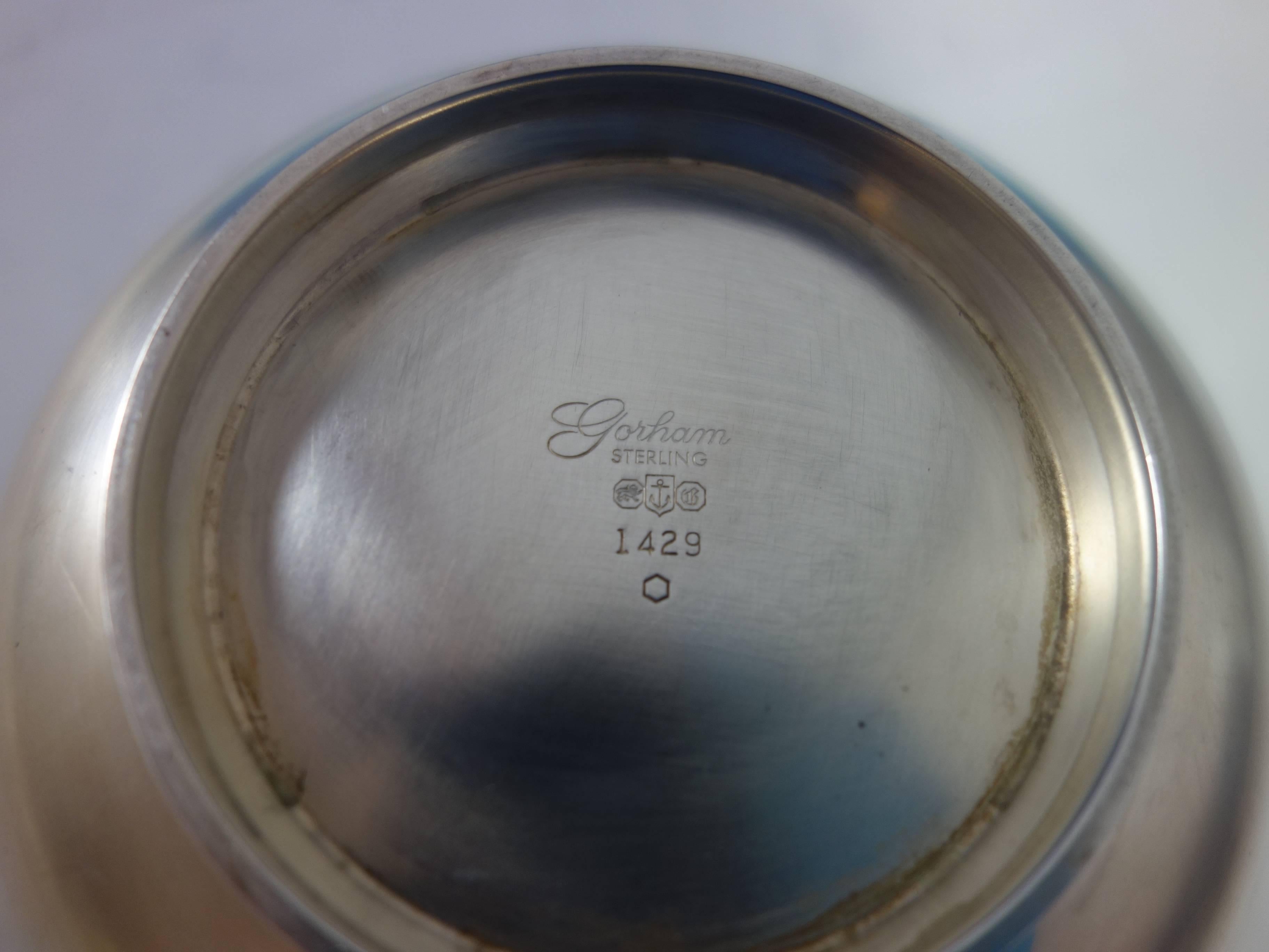 Esprit by Gorham Sterling Silver Bowl #1429 Hollowware SKU #2014 1