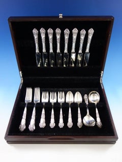 French Renaissance by Reed & Barton Sterling Silver Flatware Set 8 Service 40 Pc