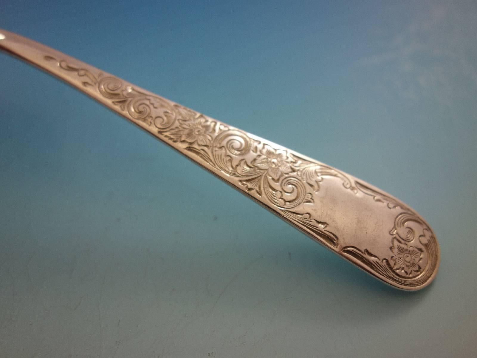 old maryland engraved sterling silver flatware