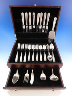 Lady Hilton by Westmorland Sterling Silver Flatware Set for 8 Service, 47 Pieces