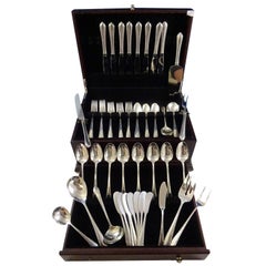 Wild Flower by Royal Crest Sterling Silver Flatware Set for 8 Service 65 Pieces
