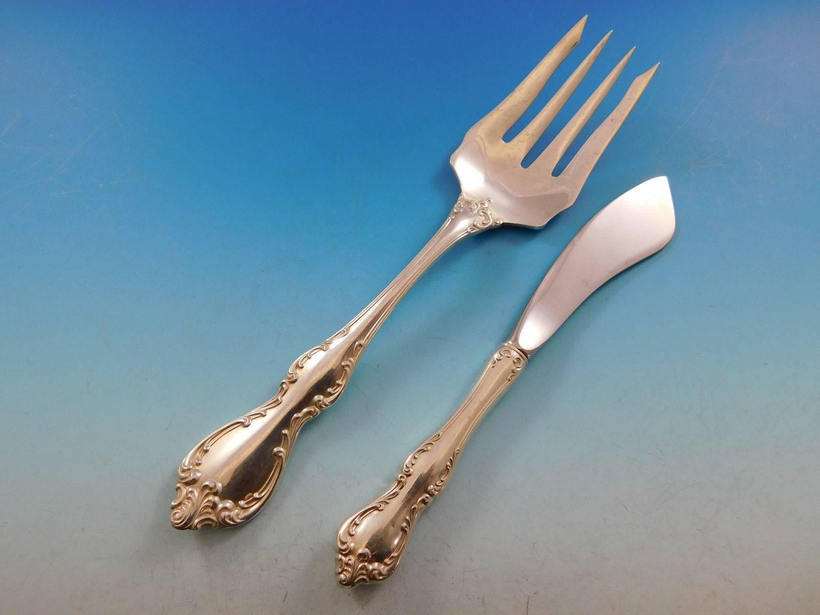 Ensemble de couverts en argent sterling pour huit services, 57 pièces, Debussy par Towle en vente 1