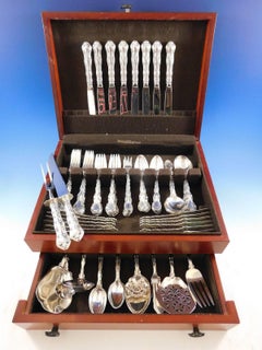 Strasbourg by Gorham Sterling Silver Flatware Set for Eight Service 76 pieces