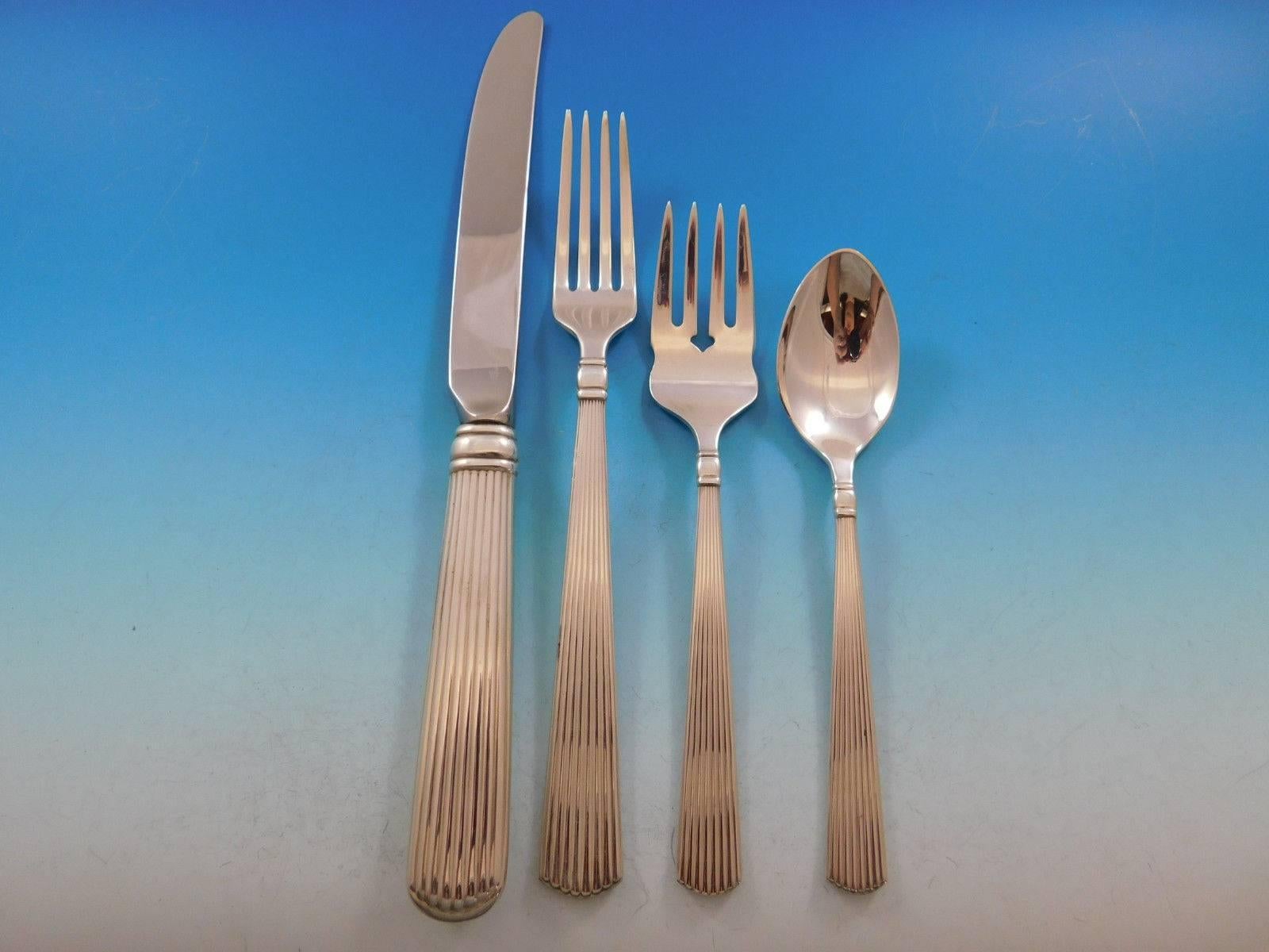 20th Century Ashmont by Reed & Barton Sterling Silver Flatware Set 8 Service 46 Pcs Dinner For Sale