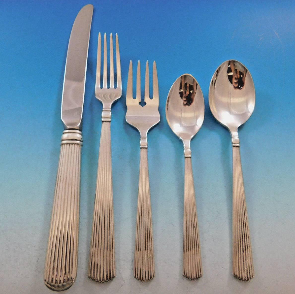 Ashmont by Reed & Barton Sterling Silver Flatware Set 8 Service 46 Pcs Dinner For Sale 5