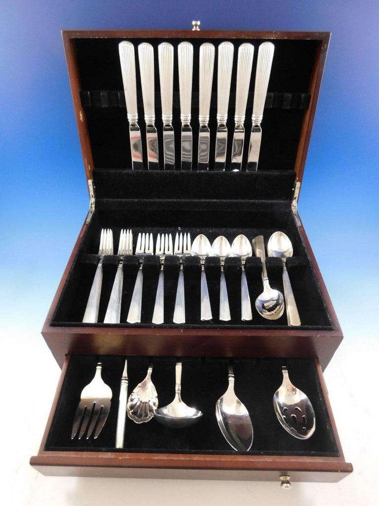 Ashmont by Reed and Barton Sterling Silver Flatware Set 8 Service 46