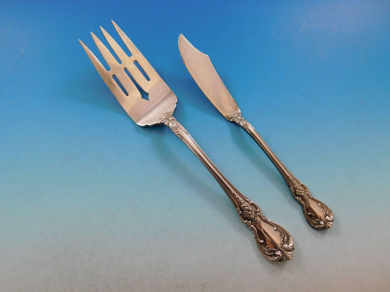 XX secolo Set di posate Old Master by Towle in argento sterling per 8 persone Servizio di 67 pezzi per la cena in vendita