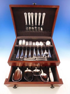 Spatours by Christofle France Silverplate Flatware Set Service 52 pieces