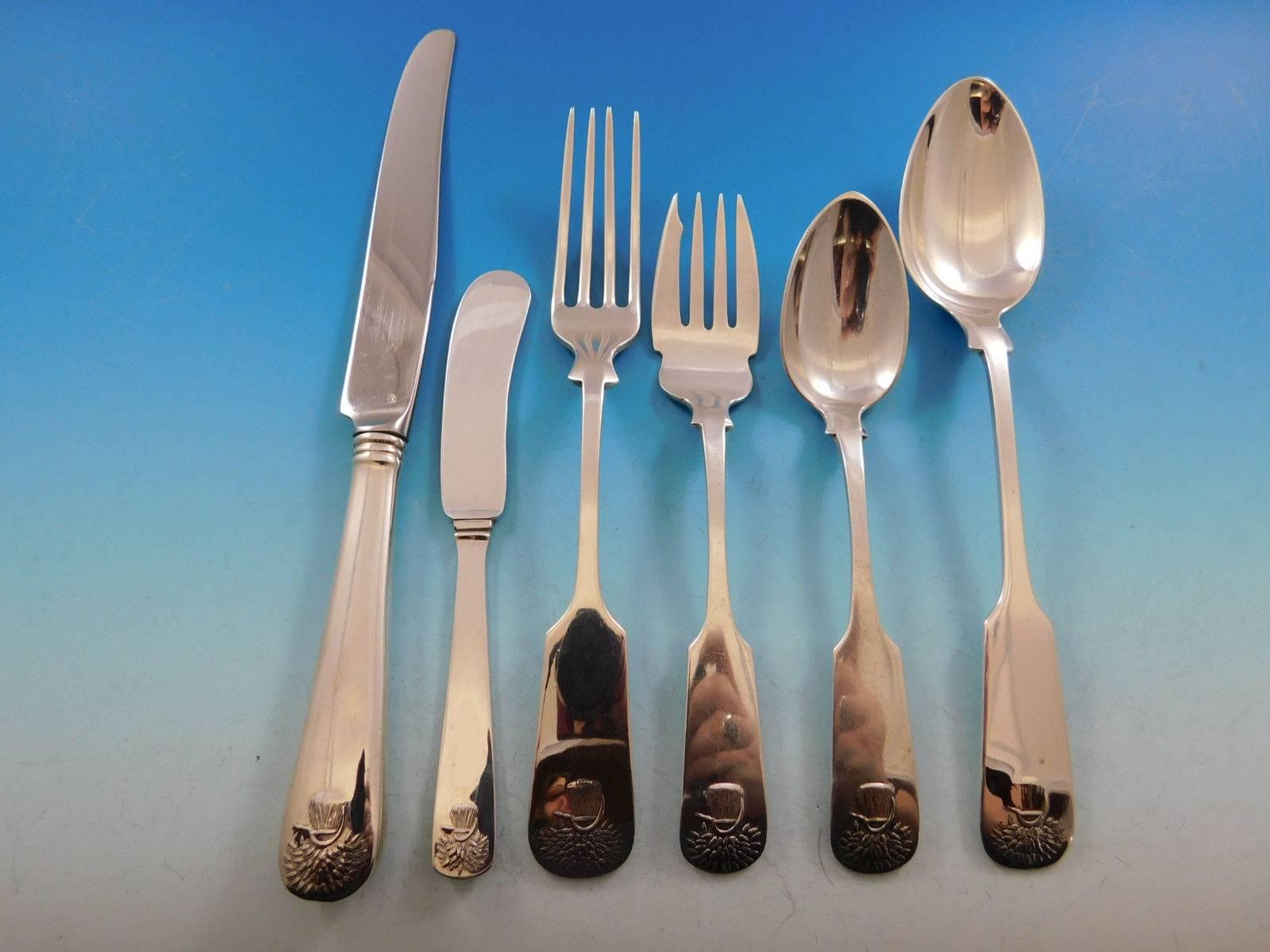 Sheaf of Wheat by Durgin Gorham Sterling Silver Flatware Set for 8 Service 48 pc 2