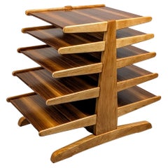 Edward Wormley Magazin Baum Birke und Sap Grain Walnuss Modell #4765 für Dunbar