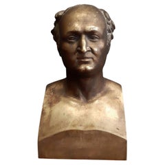 Neoclassical 19th-Century Bronze Bust of Zar Alexander II