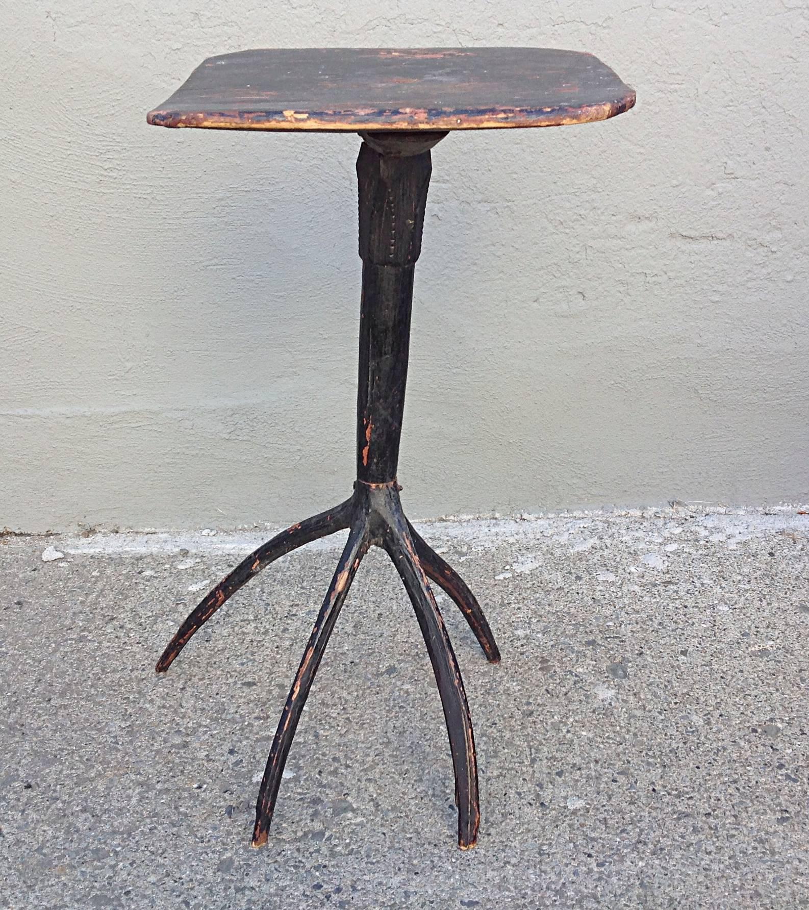 Southern Folk Art Candle Stand, circa 1860 1