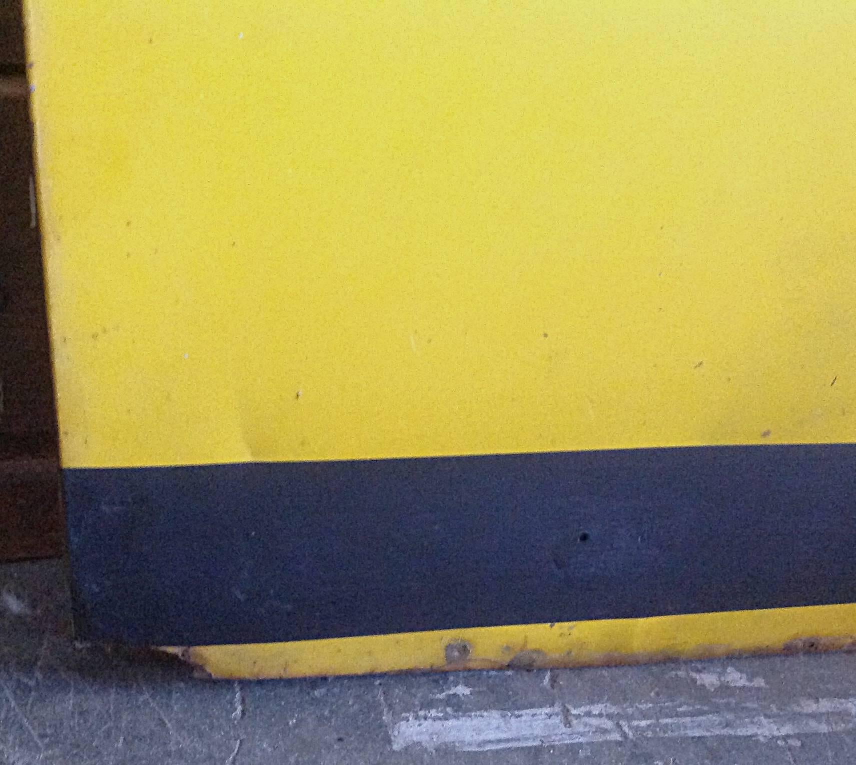 Pair of Steel Painted Doors with Butter Advertising 2