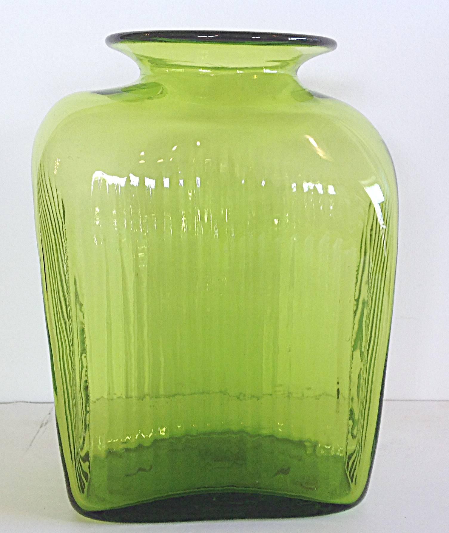 Mid-20th Century Three-Piece Collection of Blenko Glass