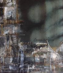 Mixed-Media Painting by Cuban Artist Baruj Salinas