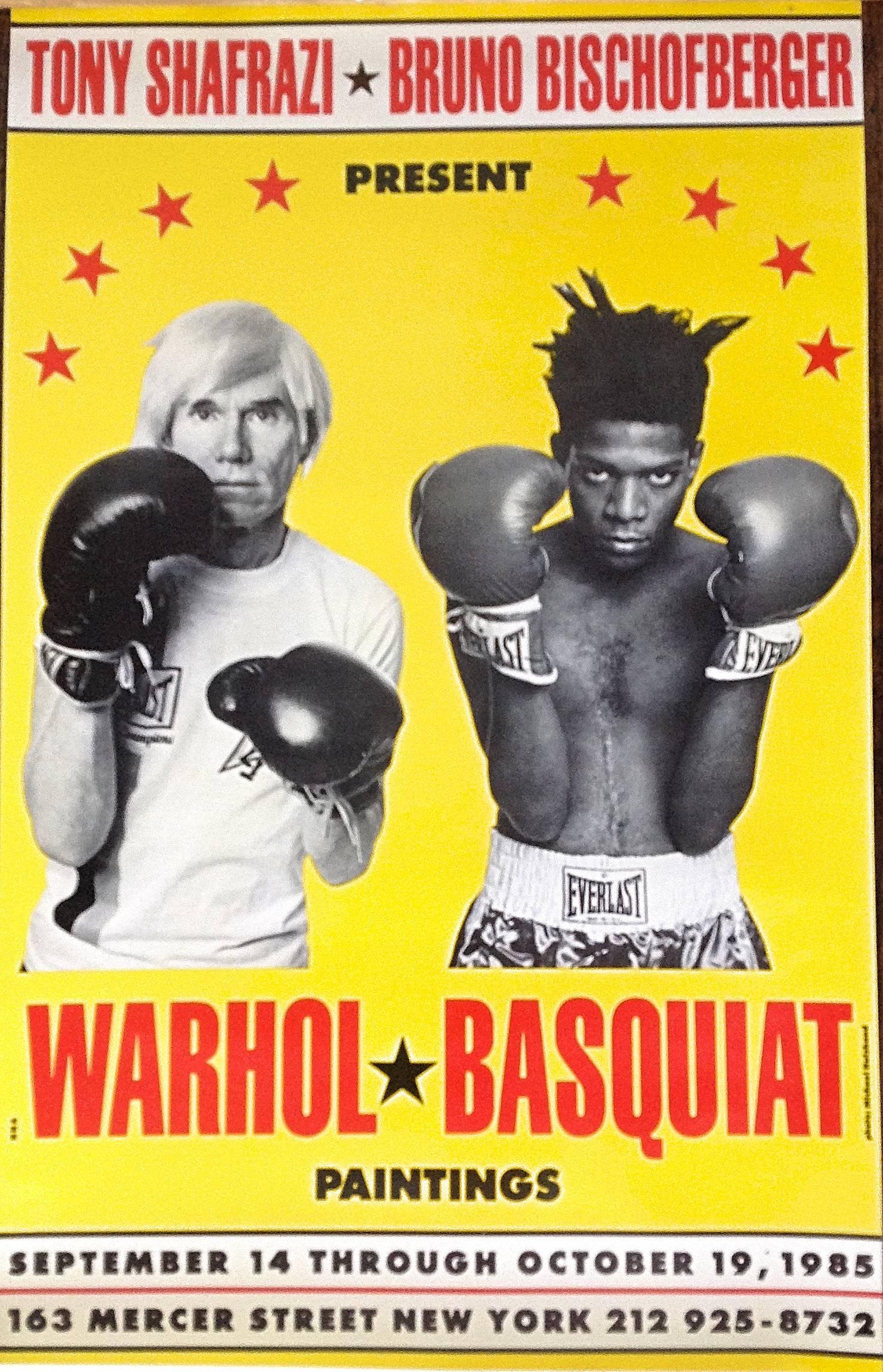 Post-Modern Warhol & Basquiat Exhibition Poster