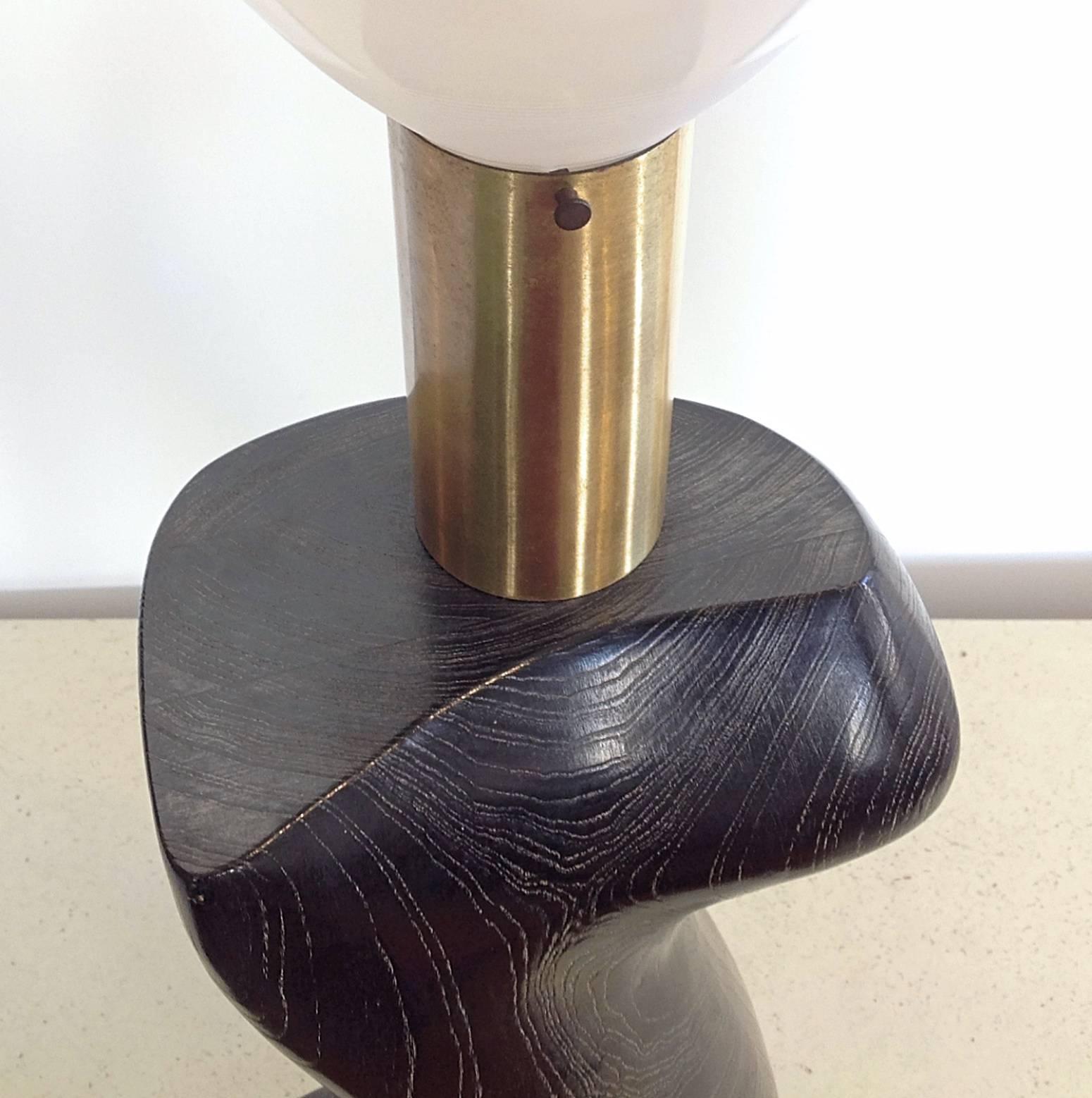 Heifetz Black Cerused Table Lamp 2