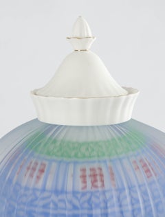 Korean Glass 25, a unique porcelain and glass sculpture by Choi Keeryong