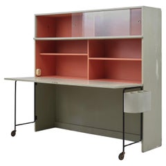 Gerrit Rietveld Unique Secretary Desk, Netherlands, 1940s
