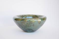 Jörg Baumöller Emerald Green Crystal, Glazed Porcelain, Double Wall Bowl
