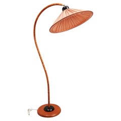 Markslöjd, Floor-lamp - Pink ''Swan neck'' Art Deco style
