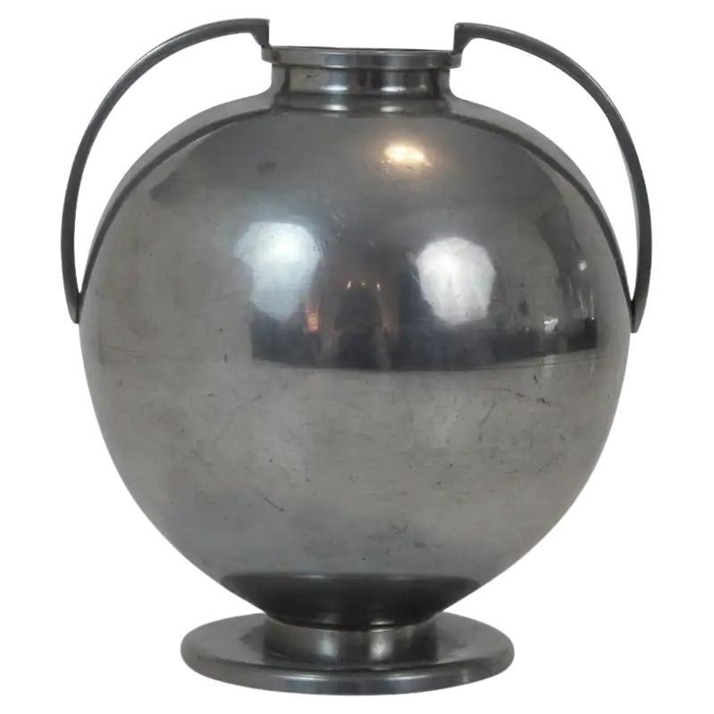 Vaso svedese in peltro - GAB Tenn - Art Deco, 1937 in vendita