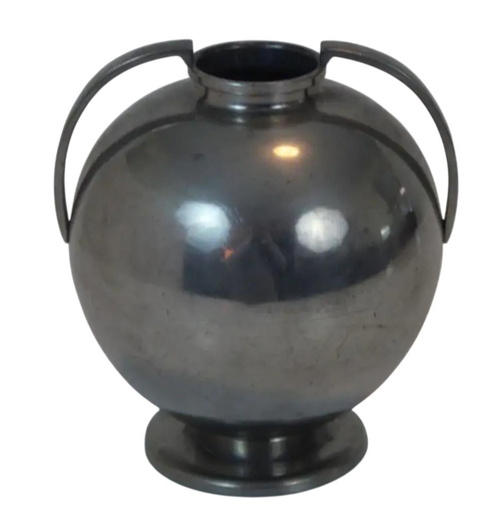 Art Déco Vaso svedese in peltro - GAB Tenn - Art Deco, 1937 in vendita