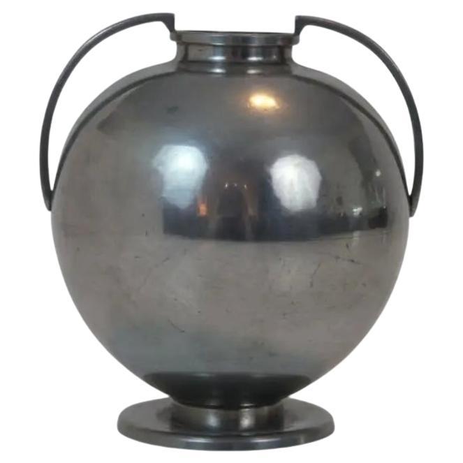 Swedish modern Pewter Vase - GAB Tenn - Art Deco, 1937