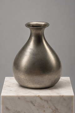 GAB Swedish Modern Pewter Vase, Sweden, 1950