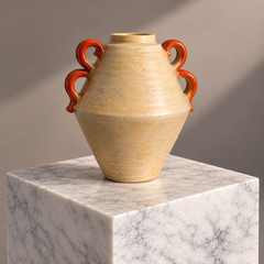 Anna-Lisa Thomson for Upsala Ekeby Art Deco Stoneware Vase, Sweden, 1930's