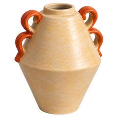 Anna-Lisa Thomson for Upsala Ekeby Art Deco Stoneware Vase, Sweden, 1930's