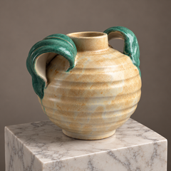 Anna-Lisa Thomson for Upsala Ekeby Art Deco Ceramic Vase, Sweden, 1930s