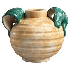 Anna-Lisa Thomson for Upsala Ekeby Art Deco Ceramic Vase, Sweden, 1930s