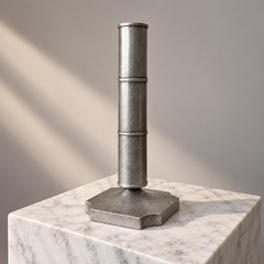 Edvin Ollers Swedish Pewter Vase, Mid-Century Modernist Design, 1950s