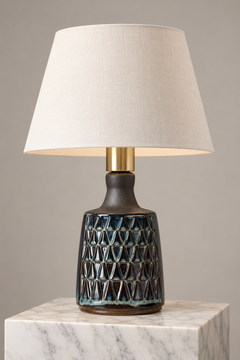 Lampe de table danoise en céramique « Søholm » de style « Mid-Century Modern », années 1960