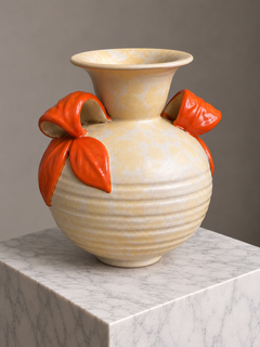 Vase en céramique « Anna-Lisa Thomson » pour Upsala-Ekeby, Suède, Art déco, années 1930