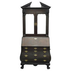 Chippendale-Stil Bombe Sekretär Boston